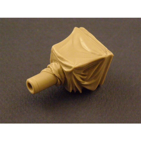 1/35 WWII German Stug III Welded Mantlet with Canvas Cover 1/35 WWII German Stug III Welded Mantlet with Canvas Cover