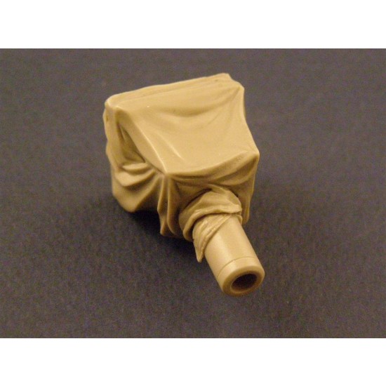 1/35 WWII German Stug III Welded Mantlet with Canvas Cover 1/35 WWII German Stug III Welded Mantlet with Canvas Cover