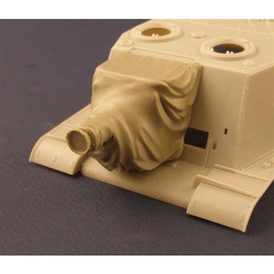 1/35 Soviet JSU-122/152 Mantlet with Canvas Cover for Dragon kit 1/35 Soviet JSU-122/152 Mantlet with Canvas Cover for Dragon kit