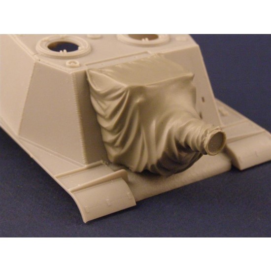 1/35 Soviet JSU-122/152 Mantlet with Canvas Cover for Dragon kit 1/35 Soviet JSU-122/152 Mantlet with Canvas Cover for Dragon kit