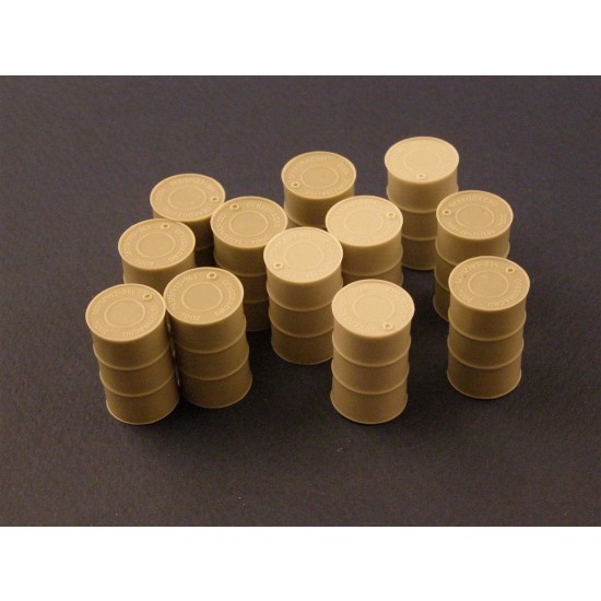 1/35 WWII Soviet Fuel Drums (200L) (12pcs) 1/35 WWII Soviet Fuel Drums (200L) (12pcs)