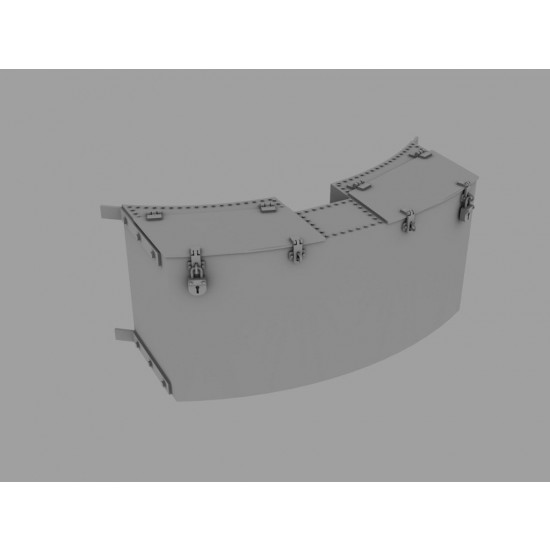 1/35 Stowage Bin for WWII German Tiger I Tank (Kursk Battle) 1/35 Stowage Bin for WWII German Tiger I Tank (Kursk Battle)