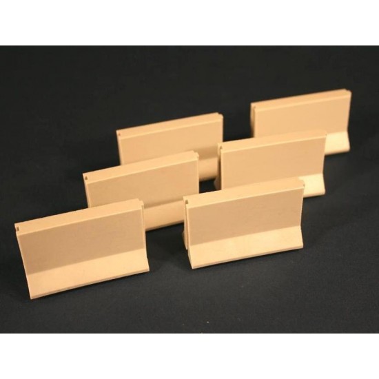 1/35 Jersey Concrete Barrier (Large) (6pcs) 1/35 Jersey Concrete Barrier (Large) (6pcs)