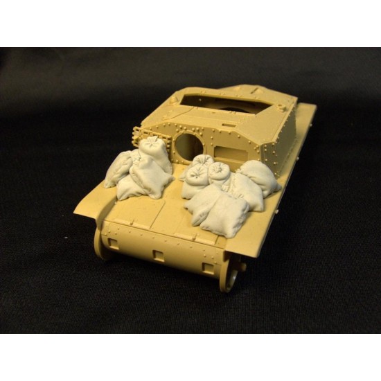 1/35 Italian Self-Propelled Gun SPG Semovente Sand Armour for Tamiya kit 1/35 Italian Self-Propelled Gun SPG Semovente Sand Armour for Tamiya kit