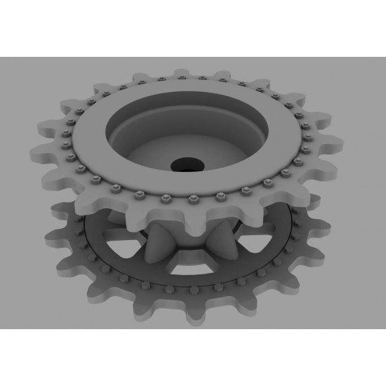 1/35 Drive Wheels for WWII German Panther / Jagdpanther (Final Model) (4pcs) 1/35 Drive Wheels for WWII German Panther / Jagdpanther (Final Model) (4pcs)