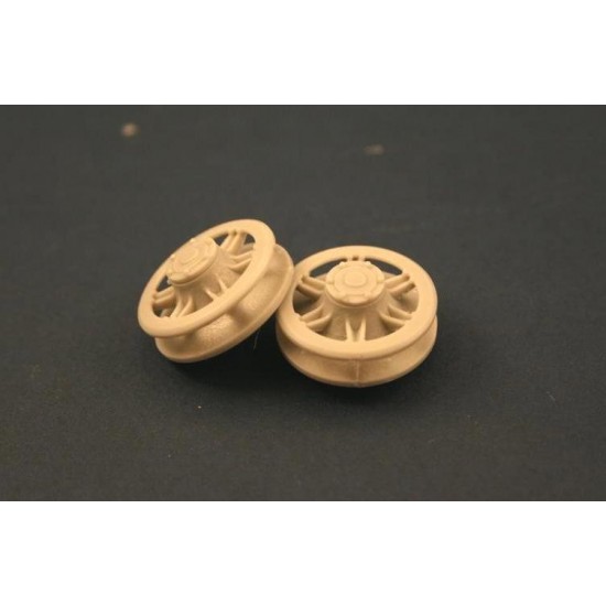 1/35 Idler Wheels for WWII German Panther/ Jagdpanther (Late Model) (2pcs) 1/35 Idler Wheels for WWII German Panther/ Jagdpanther (Late Model) (2pcs)