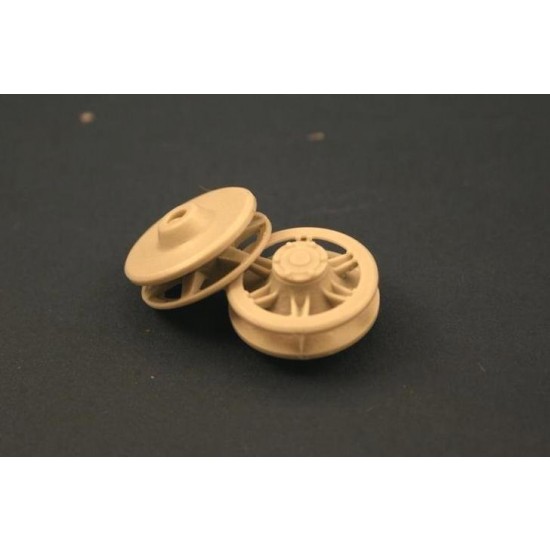 1/35 Idler Wheels for WWII German Panther/ Jagdpanther (Late Model) (2pcs) 1/35 Idler Wheels for WWII German Panther/ Jagdpanther (Late Model) (2pcs)
