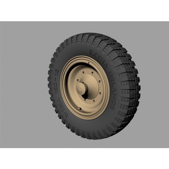 1/35 Drive Wheels for WWII German SdKfz 11 &251 (Gelande Pattern B) (2pcs) 1/35 Drive Wheels for WWII German SdKfz 11 &251 (Gelande Pattern B) (2pcs)