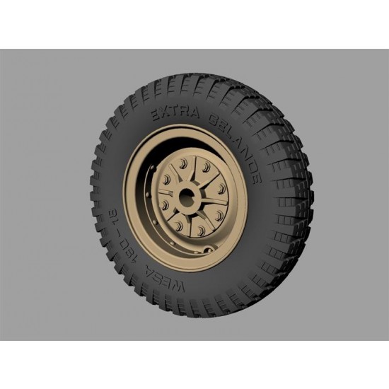 1/35 Drive Wheels for WWII German SdKfz 11 &251 (Gelande Pattern B) (2pcs) 1/35 Drive Wheels for WWII German SdKfz 11 &251 (Gelande Pattern B) (2pcs)