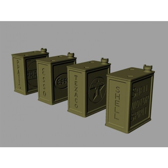 1/35 2-Gallon British POW Canisters (Commercial Set) (12pcs) 1/35 2-Gallon British POW Canisters (Commercial Set) (12pcs)