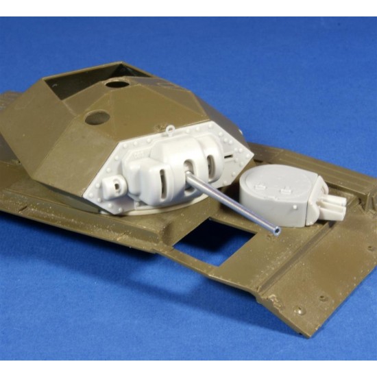 1/35 Mantlet & MG Turret for British Crusader I/II Tanks 1/35 Mantlet & MG Turret for British Crusader I/II Tanks