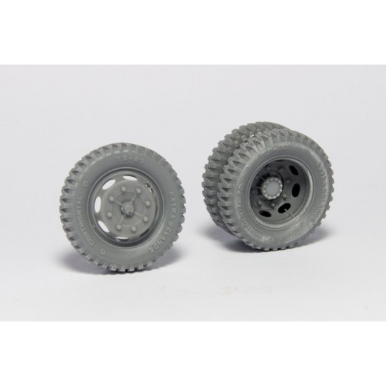 1/35 KHD 3000S Road Wheels (Gelande Pattern) 1/35 KHD 3000S Road Wheels (Gelande Pattern)