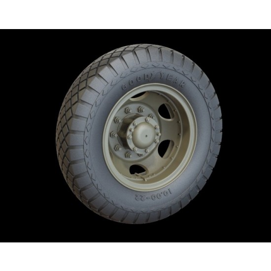 1/35 White 666 Road Wheels (Goodyear) 1/35 White 666 Road Wheels (Goodyear)