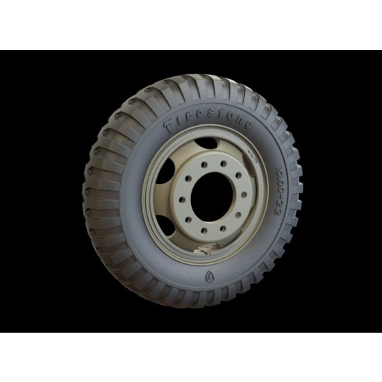 1/35 White 666 Road Wheels (Goodyear) 1/35 White 666 Road Wheels (Goodyear)
