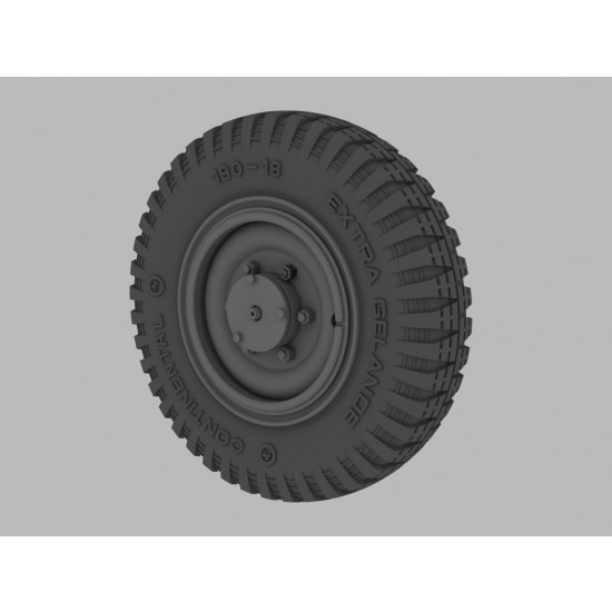 1/35 Sd.Kfz 221/222 Road Wheels (Late Pattern) 1/35 Sd.Kfz 221/222 Road Wheels (Late Pattern)