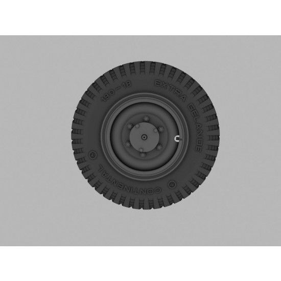 1/35 Sd.Kfz 221/222 Road Wheels (Late Pattern) 1/35 Sd.Kfz 221/222 Road Wheels (Late Pattern)