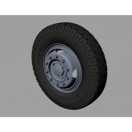 1/35 Hanomag SS100 Road Wheels (Continental) 1/35 Hanomag SS100 Road Wheels (Continental)