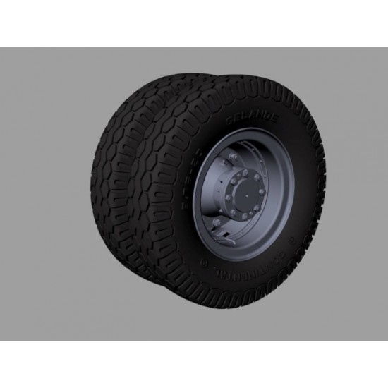 1/35 Hanomag SS100 Road Wheels (Continental) 1/35 Hanomag SS100 Road Wheels (Continental)