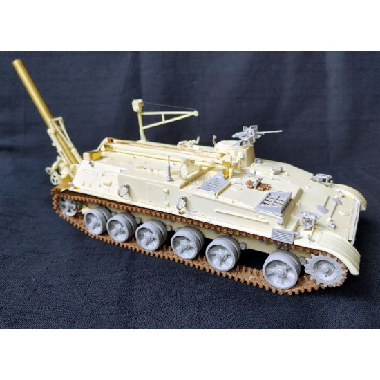 1/35 2S4 Tulip Heavy Mortar System Conversion set for Trumpeter 2S3 Howitzer 1/35 2S4 Tulip Heavy Mortar System Conversion set for Trumpeter 2S3 Howitzer