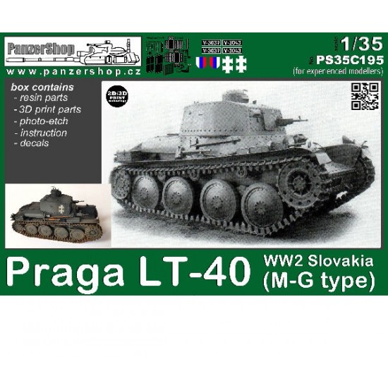 1/35 WWII Slovak Army Praga LT-40 Machine Gun Type 1/35 WWII Slovak Army Praga LT-40 Machine Gun Type