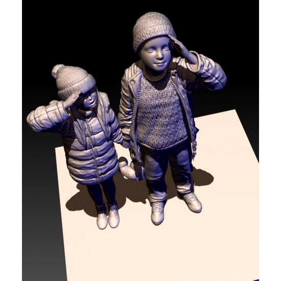 1/35 Children of Peace - Kids Salute, Eastern Europe (2 figures) 1/35 Children of Peace - Kids Salute, Eastern Europe (2 figures)