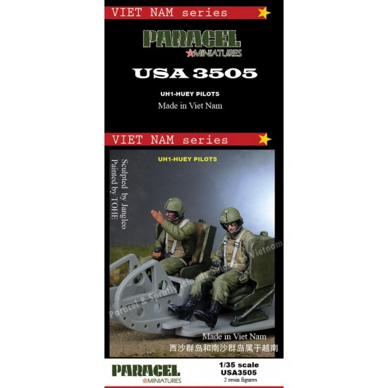 1/35 Vietnam War US UH-1 Huey Pilots (2 figures) 1/35 Vietnam War US UH-1 Huey Pilots (2 figures)