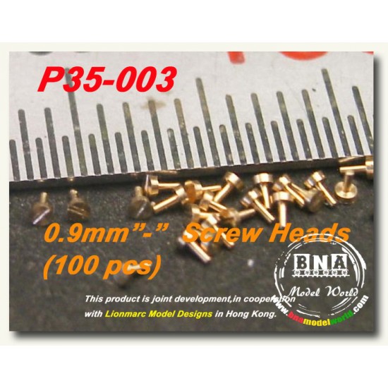 0.9mm Diameter - Screw Heads Set (100pcs) 0.9mm Diameter - Screw Heads Set (100pcs)