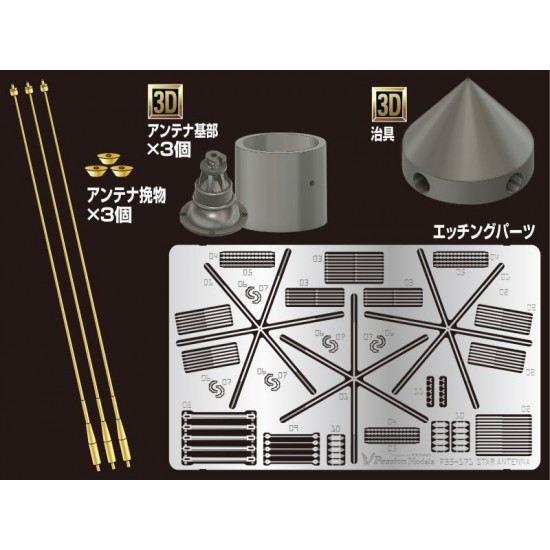 1/35 Star Antenna & Jig Set for Tiger & Panther kits 1/35 Star Antenna & Jig Set for Tiger & Panther kits