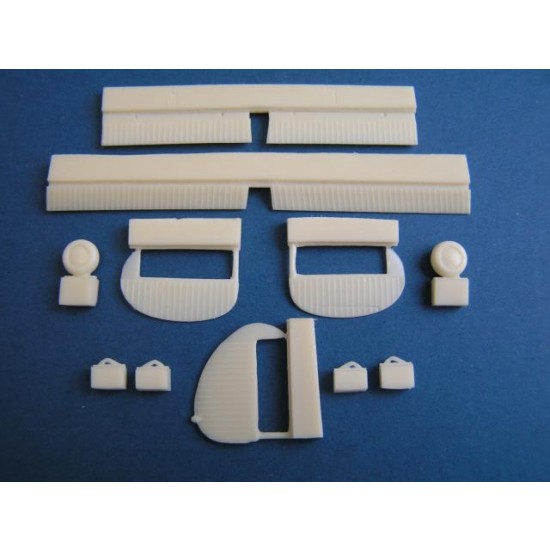 1/72 Cessna O-1E/F Bird Dog (Control Surfaces and Wheel) for Airfix kit 1/72 Cessna O-1E/F Bird Dog (Control Surfaces and Wheel) for Airfix kit
