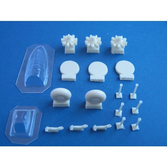 1/72 Savoia-Marchetti SM.79 Sparviero Exterior Upgrade Set for Italeri kit 1/72 Savoia-Marchetti SM.79 Sparviero Exterior Upgrade Set for Italeri kit