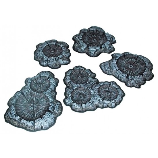 Crater Set (pre-painted, 5pcs) Crater Set (pre-painted, 5pcs)