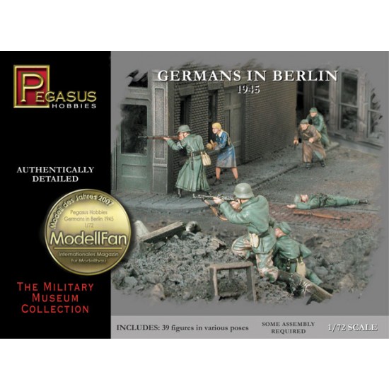 1/72 WWII German Infantry in Berlin 1945 (39 Figures) 1/72 WWII German Infantry in Berlin 1945 (39 Figures)