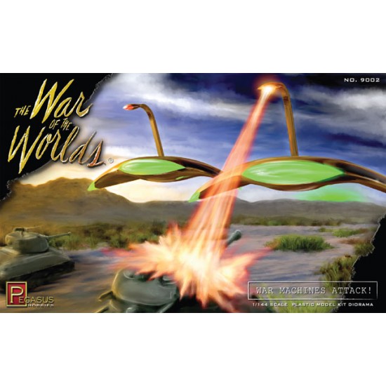 1/144 Movie The War of The Worlds - War Machines Attack Diorama Set