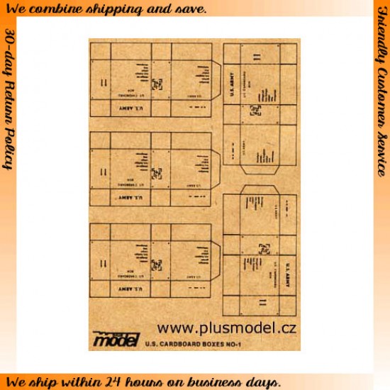 1/35 US. Cardboard Boxes 1/35 US. Cardboard Boxes