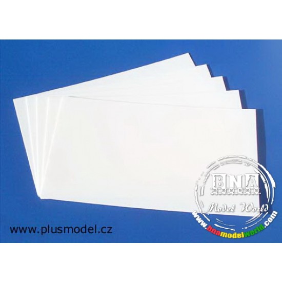 Styrene Sheet - Thickness 0.2mm (2 Sheets) Styrene Sheet - Thickness 0.2mm (2 Sheets)