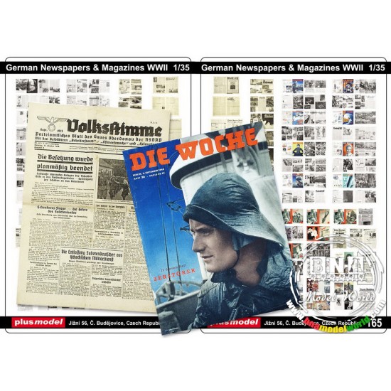 1/35 WWII German Newspapers and Magazines