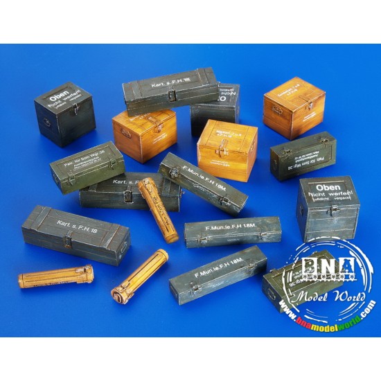 1/48 WWII Germany Ammunition Containers 1/48 WWII Germany Ammunition Containers