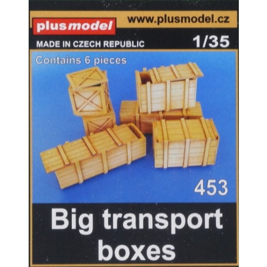 1/35 Big Transport Wooden Boxes (6 Boxes) 1/35 Big Transport Wooden Boxes (6 Boxes)
