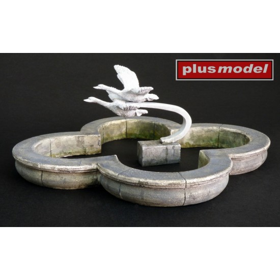 1/35 Park Fountain with Swans (diameter 180mm) 1/35 Park Fountain with Swans (diameter 180mm)