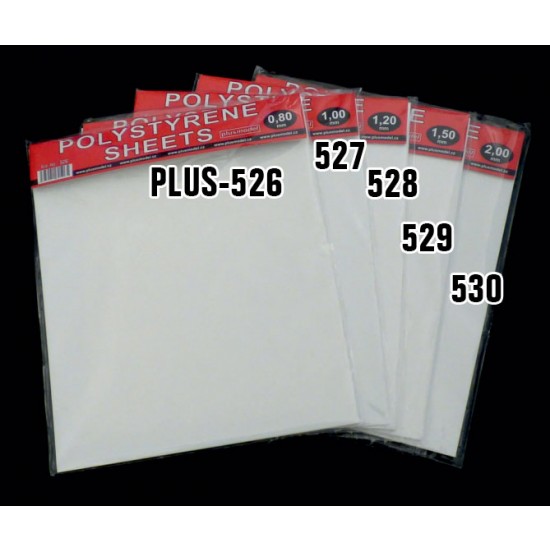 Polystyrene Sheet #Big (Thickness: 1.2mm, Length: 220mm, Width: 190mm) Polystyrene Sheet #Big (Thickness: 1.2mm, Length: 220mm, Width: 190mm)