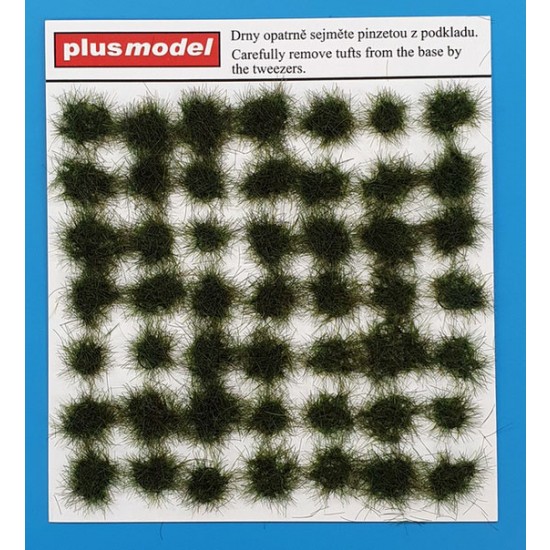 Tuft of Grass Dark Green (49pcs, dia. 6-13mm, height 5-6mm) Tuft of Grass Dark Green (49pcs, dia. 6-13mm, height 5-6mm)