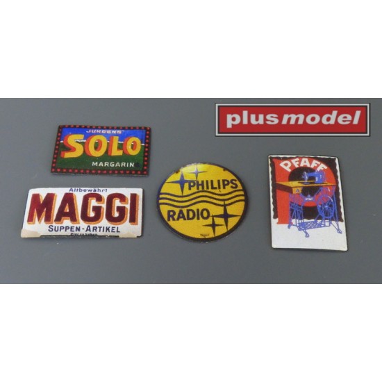 1/35 Tin Advertising Sign, Germany 1930s-1940s 1/35 Tin Advertising Sign, Germany 1930s-1940s