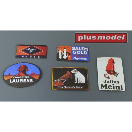 1/35 Tin Advertising Sign, Germany 1930s-1940s 1/35 Tin Advertising Sign, Germany 1930s-1940s