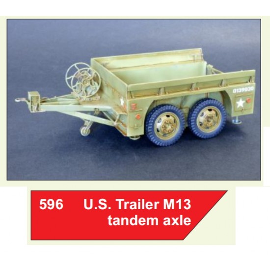 1/35 US Trailer M13 Tandem Axle 1/35 US Trailer M13 Tandem Axle
