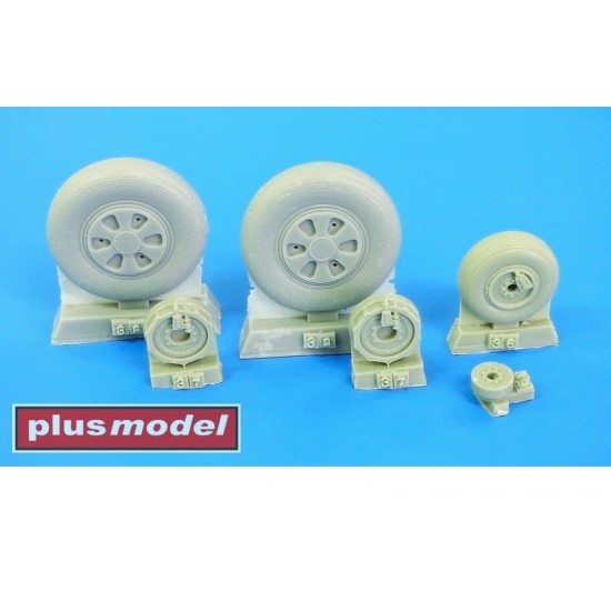 1/32 Mikoyan-Gurevich MiG-21 Wheels Early 1/32 Mikoyan-Gurevich MiG-21 Wheels Early