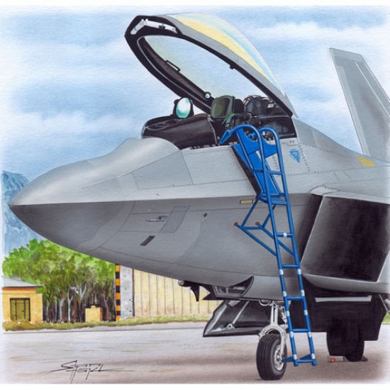 Plus Model 1/48 Ladder for Lockheed Martin F-22 Raptor