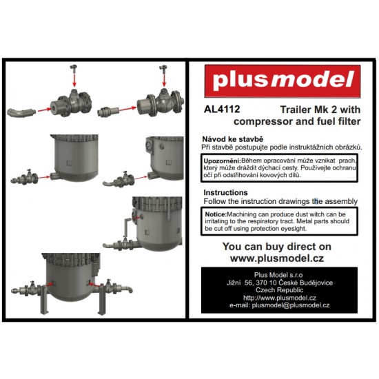 1/48 Trailer MkII with Compressor and Fuel Filter 1/48 Trailer MkII with Compressor and Fuel Filter