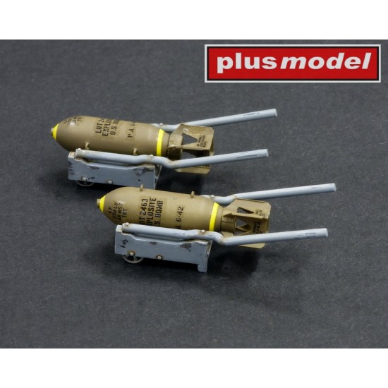 1/48 Hand Bomb Cart Mk.I (2x 250 Lb bomb, 2x cart) 1/48 Hand Bomb Cart Mk.I (2x 250 Lb bomb, 2x cart)
