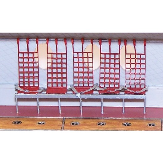 1/72 US Universal Detailed Seats set (23pcs)(Coloured Photoetch) 1/72 US Universal Detailed Seats set (23pcs)(Coloured Photoetch)