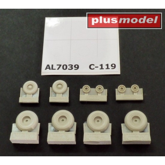 1/72 Fairchild C-119 Flying Boxcar Wheels Early Version 1/72 Fairchild C-119 Flying Boxcar Wheels Early Version